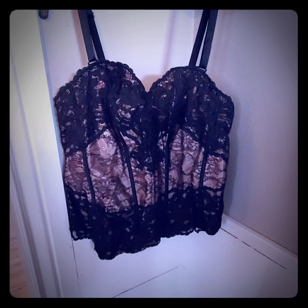 Lace corset top